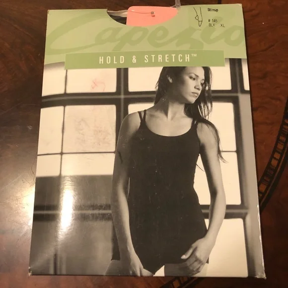 Capezio The Hold & Stretch White Tights, size XL - Picture 8 of 10